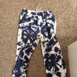 Tie die sweat pants